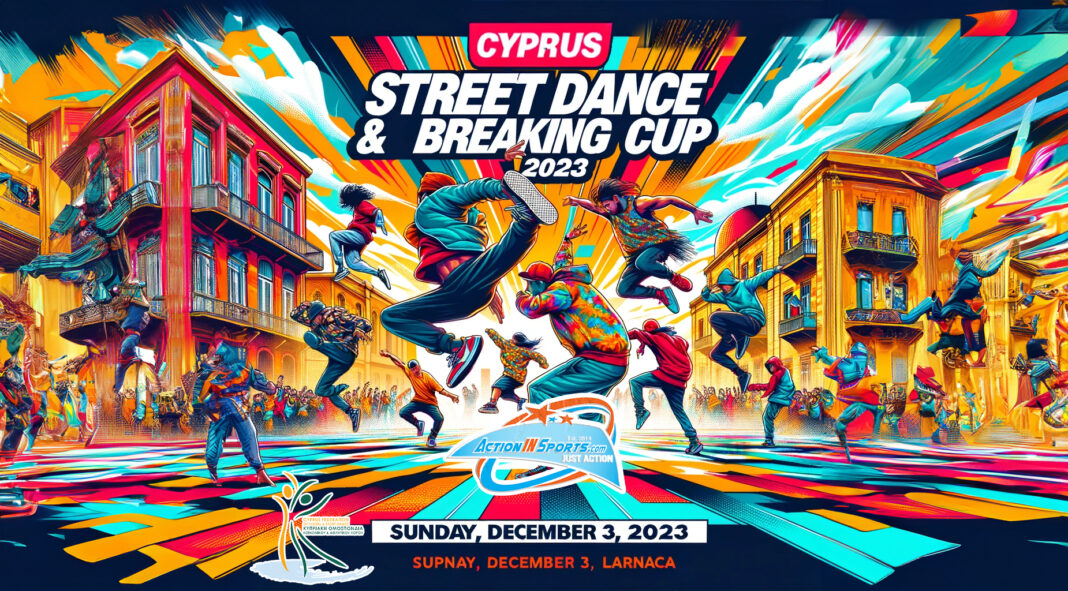 Χορευτική Συνάντηση στη Λάρνακα: Η Κυπριακή Ομοσπονδία Κοινωνικού και Αθλητικού Χορού Διοργανώνει το Cyprus Street Dance and Breaking Cup 2023